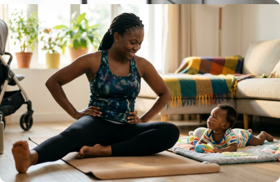 Safe Exercises for Expectant and New Mothers