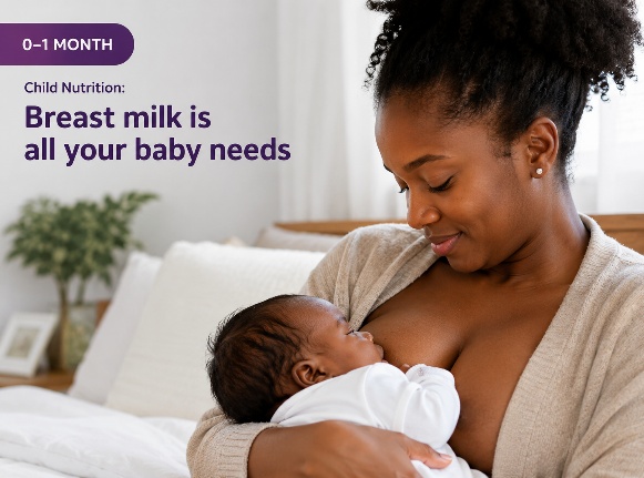 Child Nutrition — 0 to 1 Month