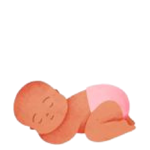 Baby lying on tummy